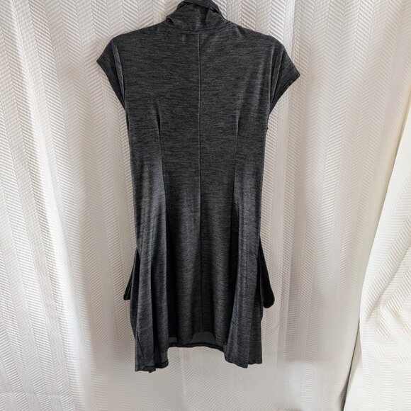Simons Contemporaine Draped Pocket Dress Grey Size Small Sporty Y2K - Picture 15 of 16